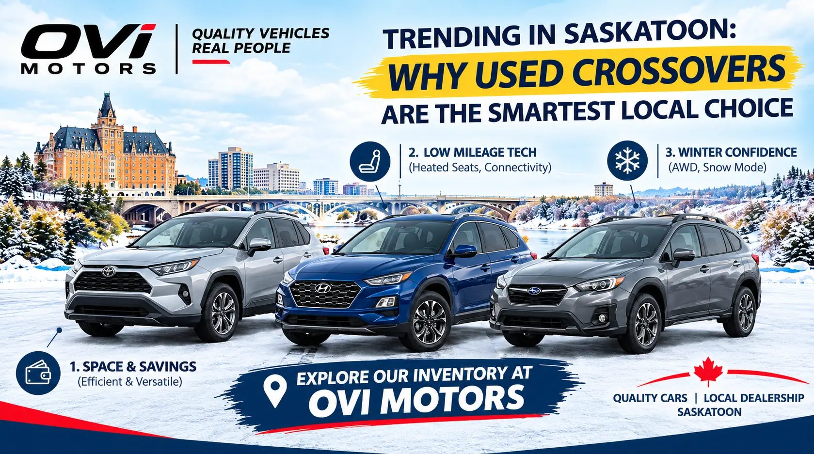 Why Used Crossovers Are Trending in Saskatoon