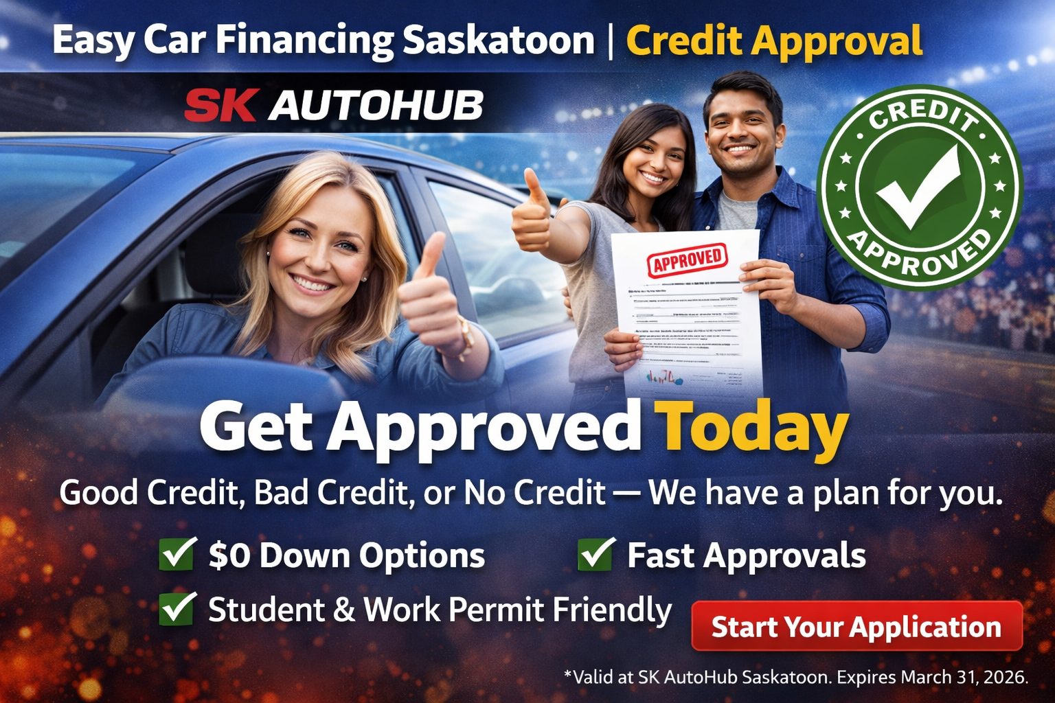 Easy Car Financing Saskatoon | Credit Approval | Ovimotors